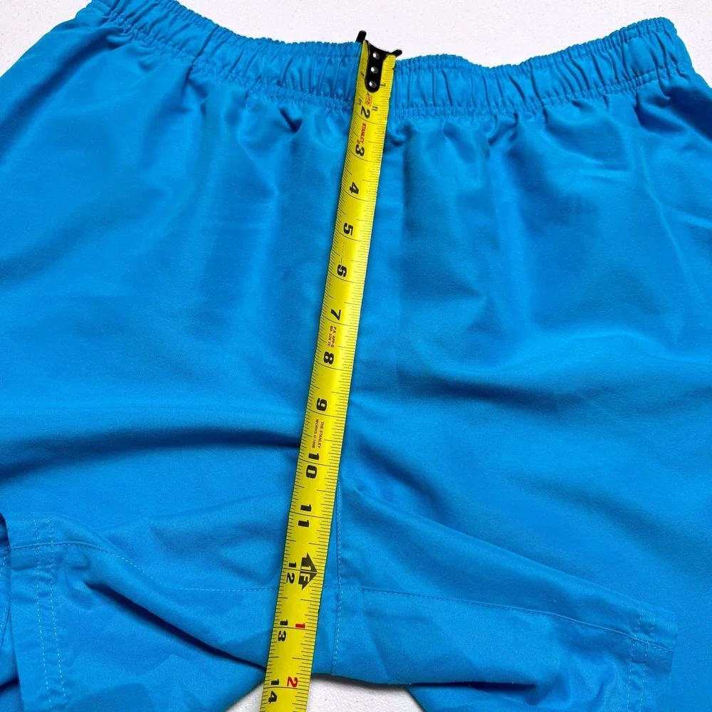 Nike Shorts Mens XL‎ Blue Unlined Running Gym Training Drawstring Lightweight
